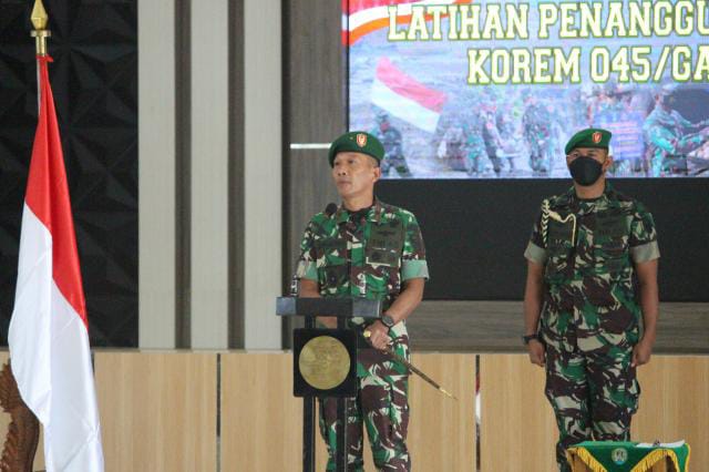 Dok. Danrem 045/Garuda Jaya Brigjen TNI M Jangkung Widyanto, S.I.P., M.Tr.(Han) 