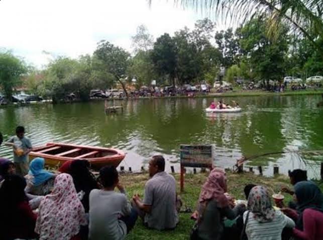 Libur Nataru Objek Wisata Alam Mayang Pekanbaru Ramai