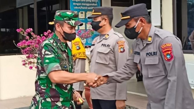 Danrem 045/Gaya Kolonel Inf Ujang Darwis MDA, lakukan Silaturahmi ke Polres Bangka Barat (PENREM GAYA)