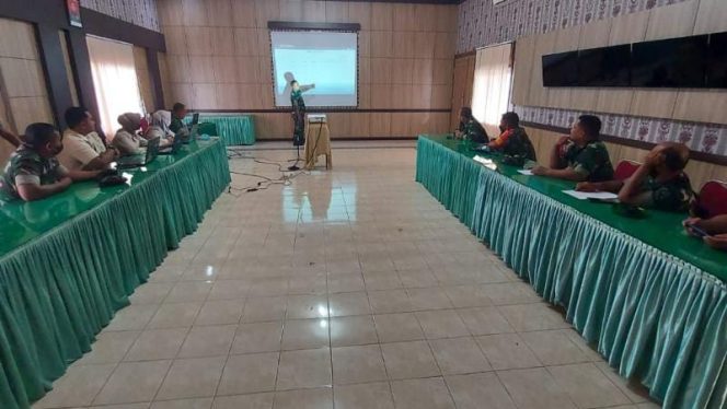 Kodim 0415/Jambi Sosialisasi Penyaluran Bantuan Tunai Pangan TNI TA 2022 (SRIWIJYADAILY/BENI)