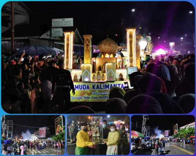 Festival Arakan Sahur di Kota Kualatungkal Tanjab barat, Jambi. / FOTO : SRIWIJAYADAILY