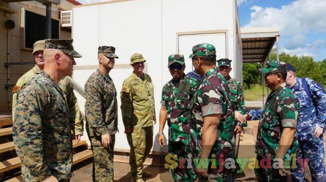 Waasops Panglima TNI Marsekal Pertama
Kustanto Inspeksi Latma Trilateral Crocodile Response Exercise (Puspen TNI)