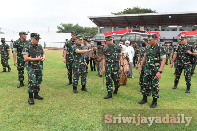 Kasad Jenderal TNI Dudung Abdurachman, S.E., M.M., meninjau secara langsung Stadion Merdeka Jombang yang akan menjadi tempat pembukaan Liga Santri 2022 (Dispenad)