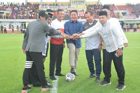Liga Santri Piala Kasad 2022 Resmi Dibuka Serentak Wilayah Kodam II/Sriwijaya (Pendam II/Swj)