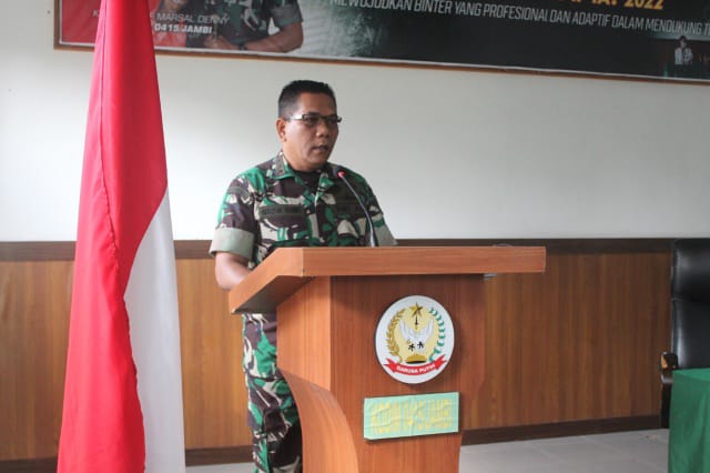 Dandim 0415/Jambi Kolonel Inf Marsal Denny / FOTO : Siterdim0415jambi