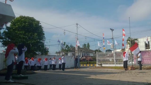 Partai Perindo Provinsi Jambi Gelar Upacara dalam rangka rangka Peringatan Hari Ulang Tahun RI ke-77/Ist, 
