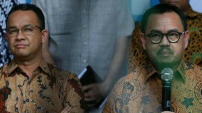 Mantan Menteri Energi dan Sumber Daya Mineral (ESDM) pemerintahan Presiden Jokowi, Sudirman Said, menjadi komunikator Anies Baswedan di Koalisi Perubahan. Foto: CNN Indonesia