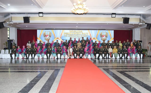 Bertepatan HUT Akmil, 164 Pati TNI AD Diwisuda Purna Wira (Dispenad)