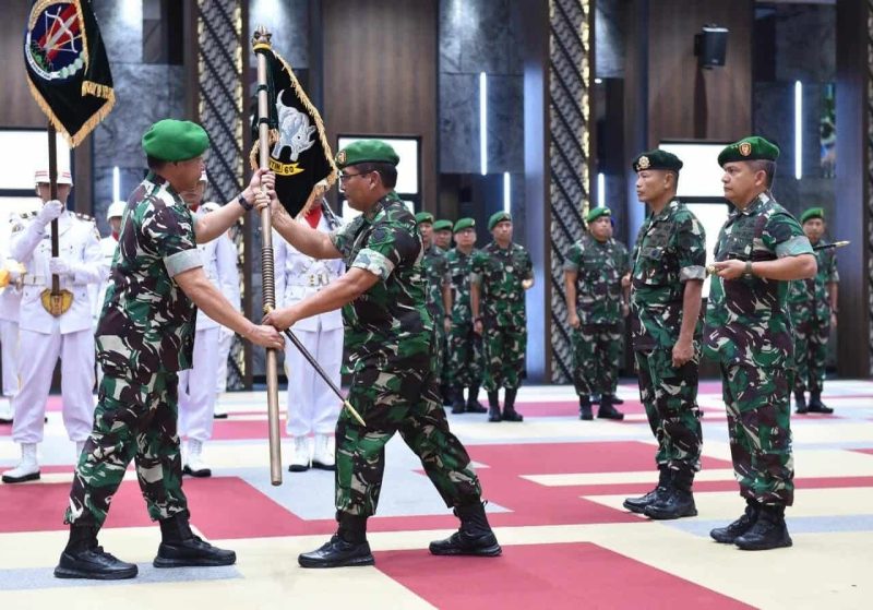 Wakasad Pimpin Peresmian Satuan Baru, Pembekuan dan Alih Kodal Satuan TNI AD (Dispenad)