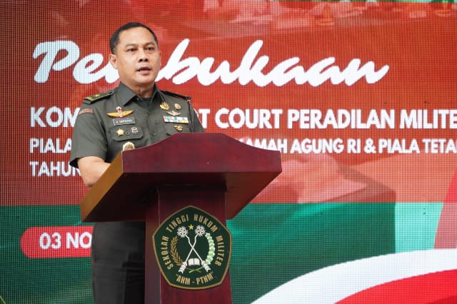 Ketua Sekolah Tinggi Hukum Militer (STHM) Brigjen TNI Dr. Ateng Karsoma, S.H., M.Kn. (Dispenad) 
