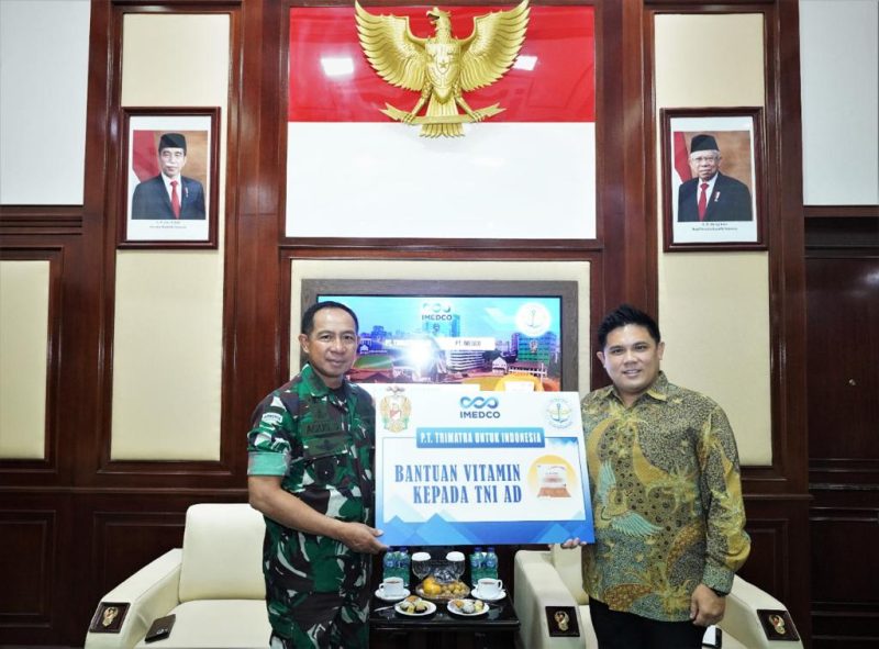 TNI AD Menerima Dukungan Vitamin Untuk Prajurit Terdepan