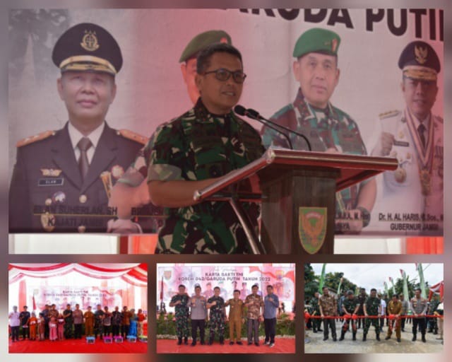 Pangdam II/Sriwijaya Tutup Kegiatan Karya Bakti TNI di Batanghari