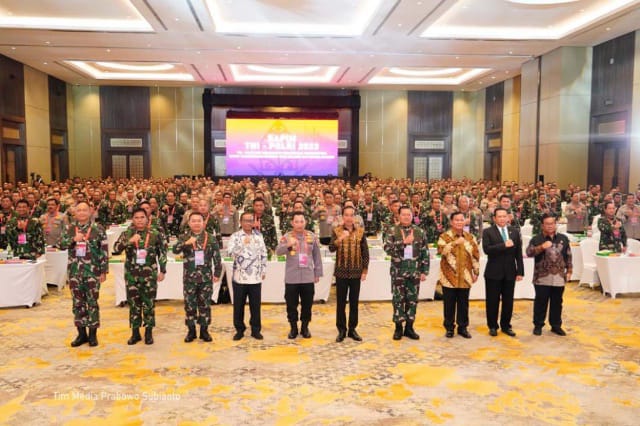 TNI-Polri Gelar Rapat Pimpinan (Puspen TNI).