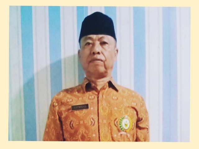 Ketua DPC Pepabri Kota Jambi Mayor Inf (Purn) Sutrisno/ (Foto/Redaksi)