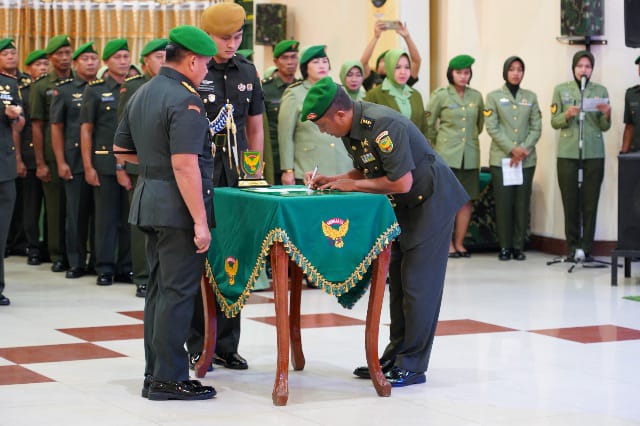Pangdam II/Sriwijaya Pimpin Acara Penyerahan Jabatan Kajasdam Dan Laporan Korps Kenaikan Pangkat Perwira (FOTO/IST)