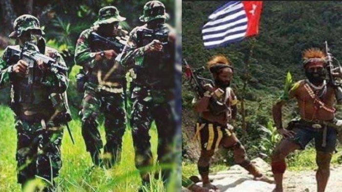 Ilustrasi TNI dan KST Papua. KST Kembali Tembak Mati Satu Prajurit TNI di Nduga, Evakuasi Terkendala Cuaca